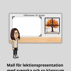 Min mall för mitt digitala klassrum