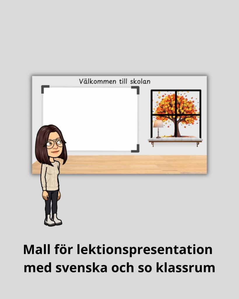 Min mall för mitt digitala klassrum