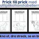 Multiplikation med Prick-till-Prick (Öva tabellerna) - bild 1