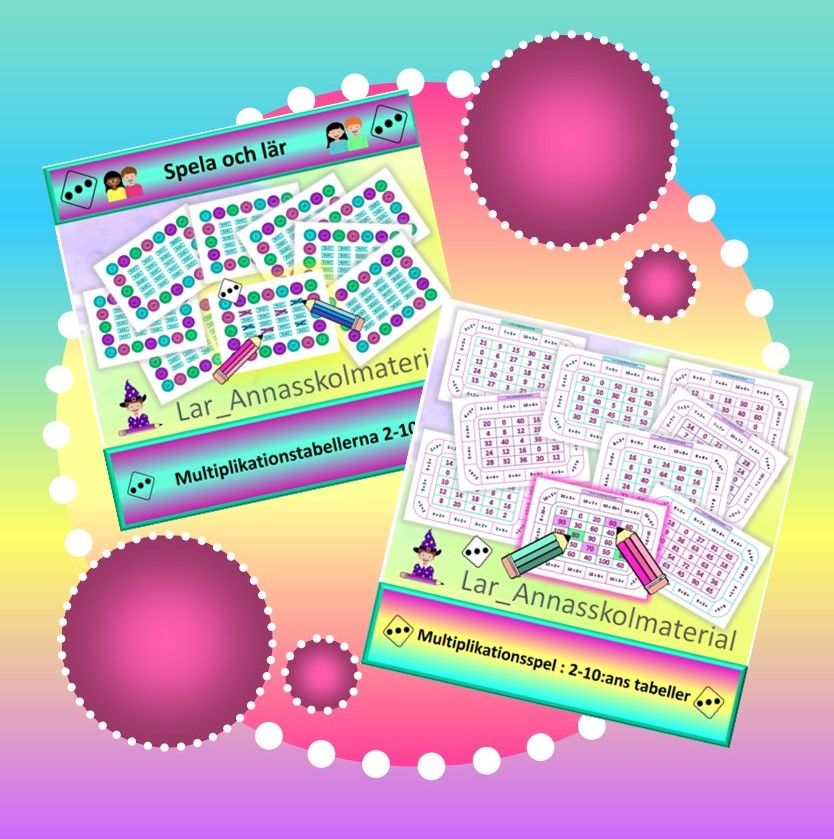 Multiplikationsspel 2 i 1