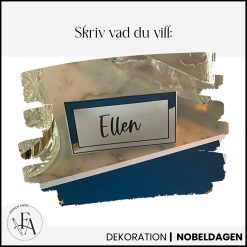 Namnskylt – Nobeldagen