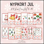 Nypkort Jul antal 0-10 - bild 2