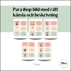 Para ihop bild med rätt känsla och förklaring