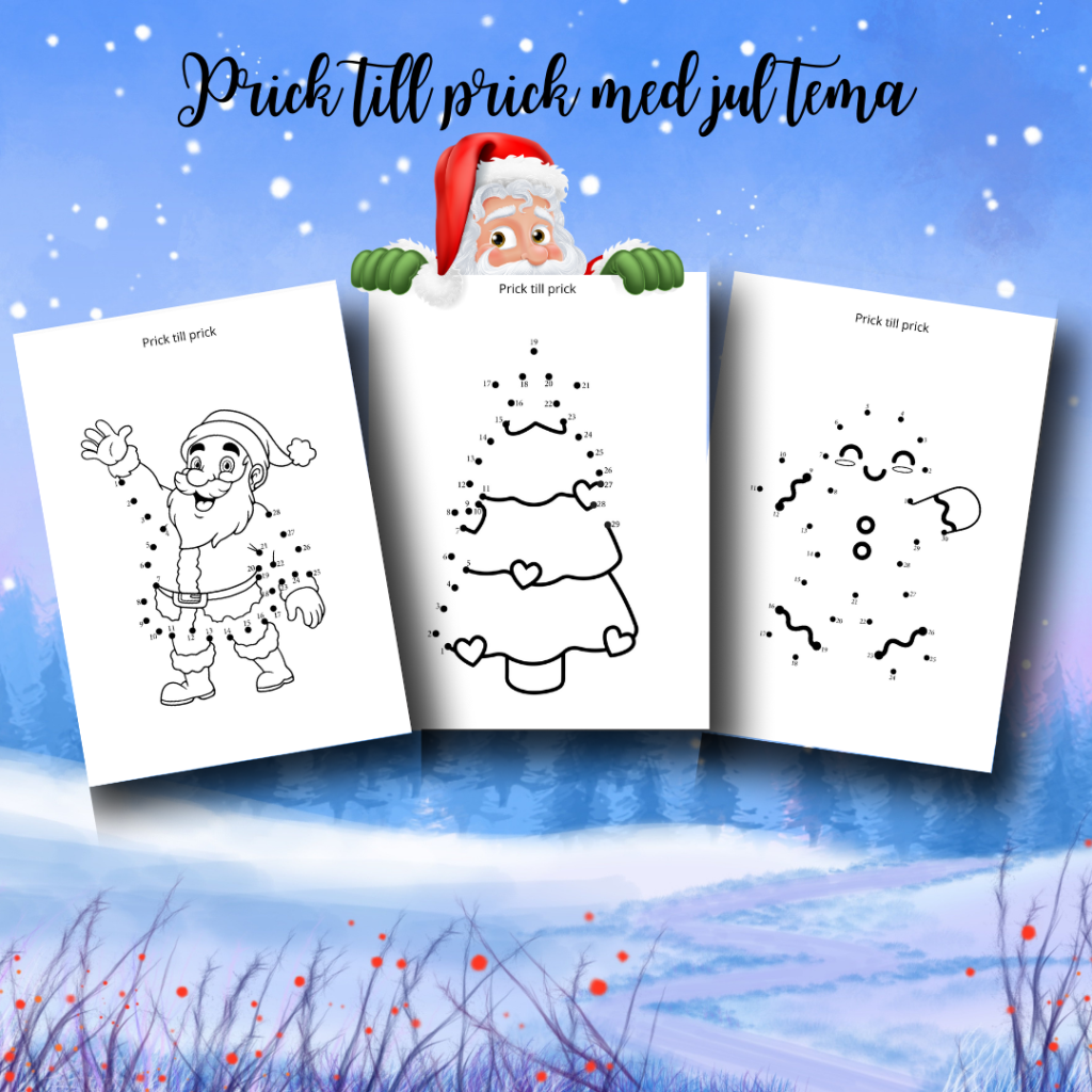 Prick till prick- Jul tema