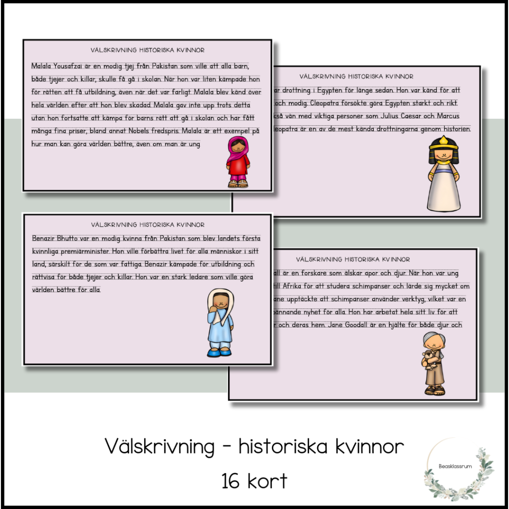 Välskrivning – historiska kvinnor