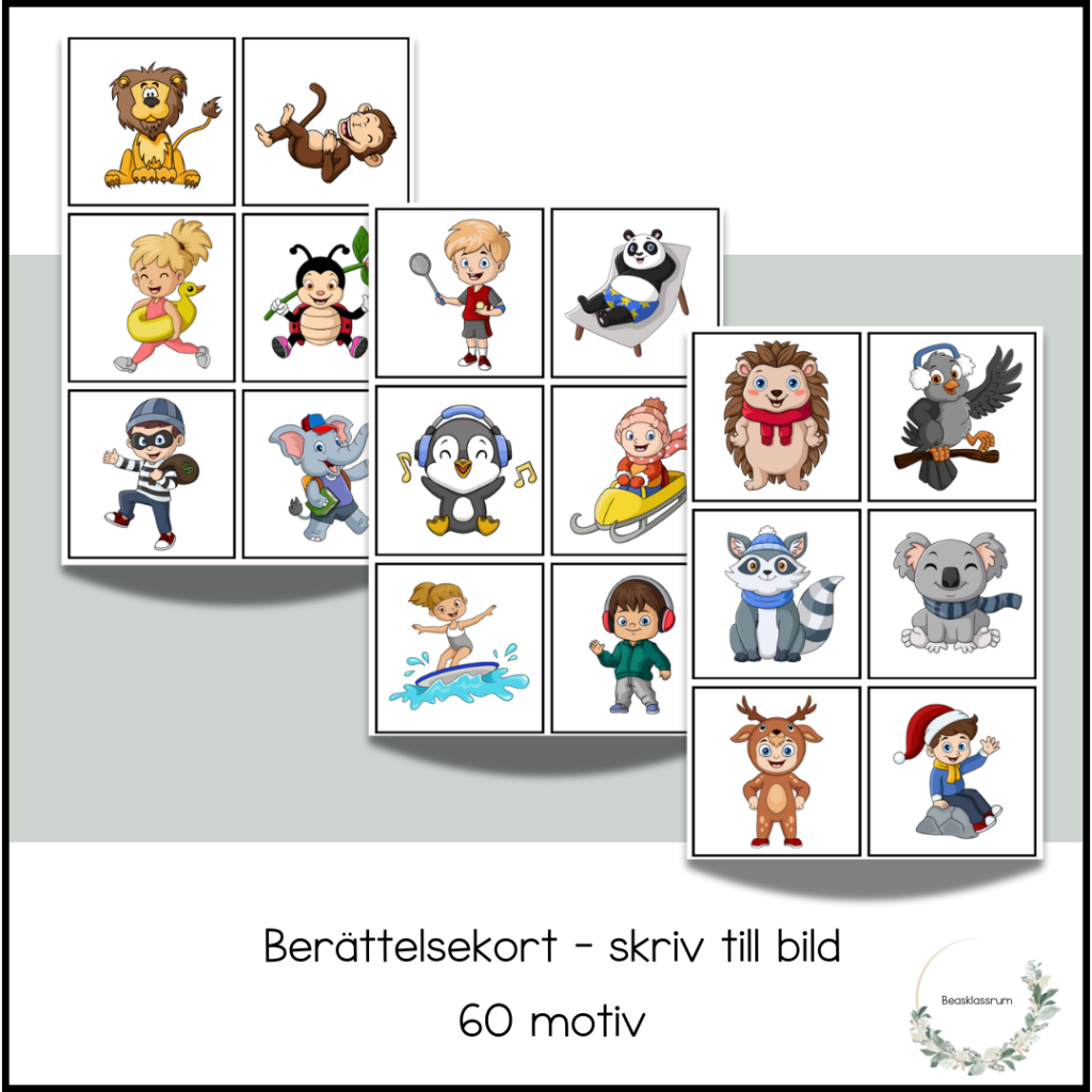 Berättelsekort – 60 motiv