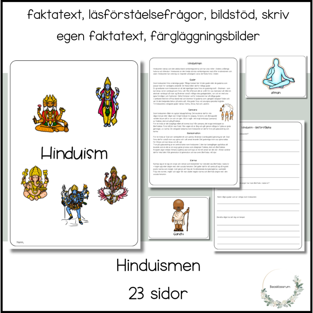 Hinduismen – arbetshäfte