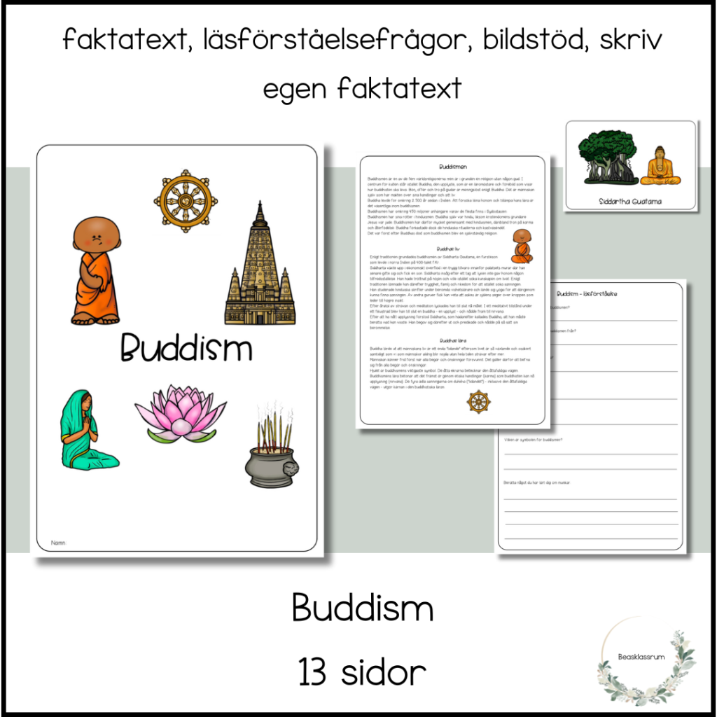 Buddism – arbetshäfte
