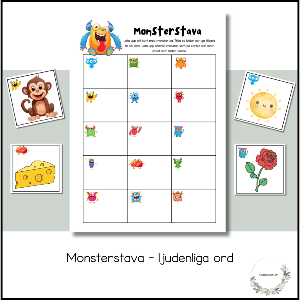 Monsterstava – ljudenliga ord