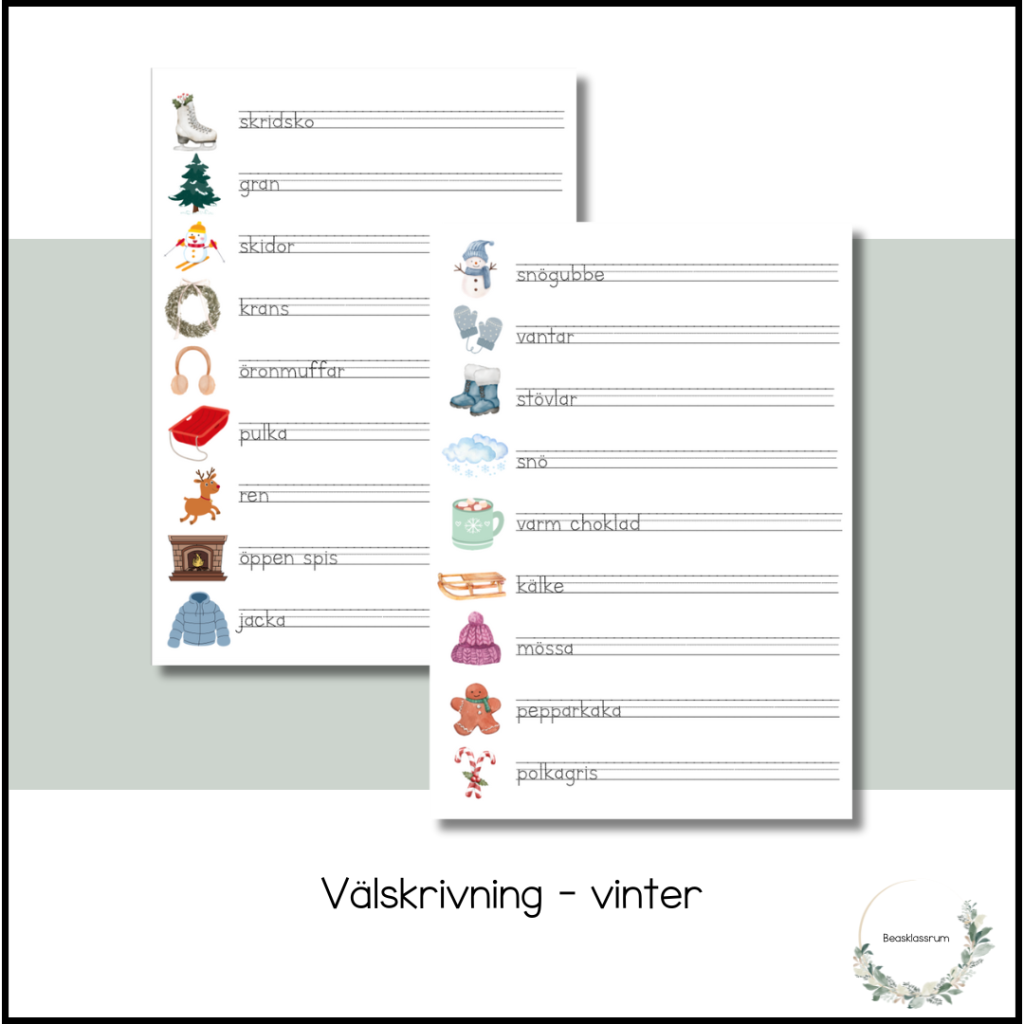 Välskrivning – vinter
