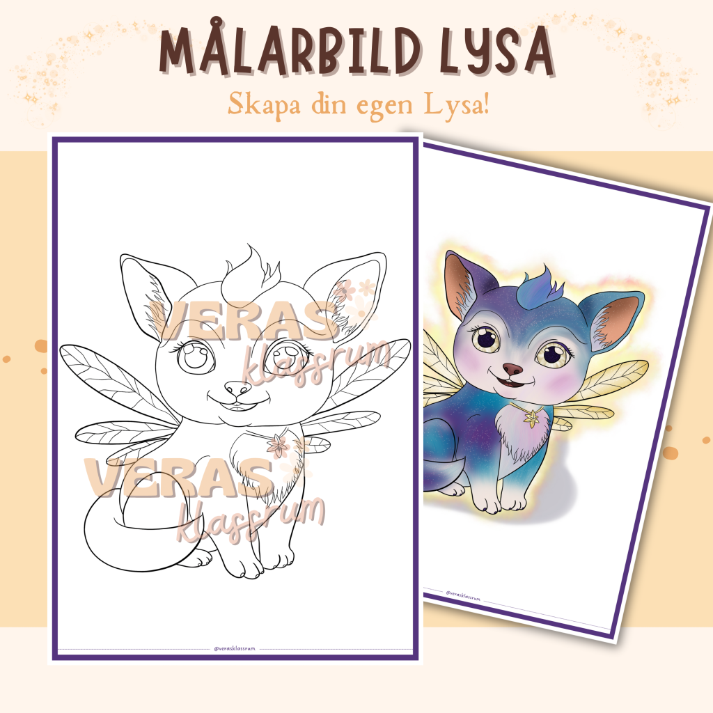 Målarbild Lysa