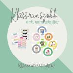 Klassrumsjobb och namnskyltar - bild 1