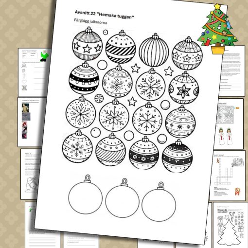 Julens Hjältar – Ett komplett häfte med kreativa uppgifter för varje avsnitt!