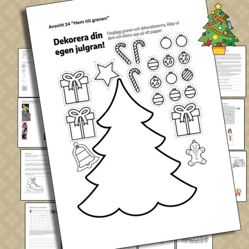 Julens Hjältar – Ett komplett häfte med kreativa uppgifter för varje avsnitt!