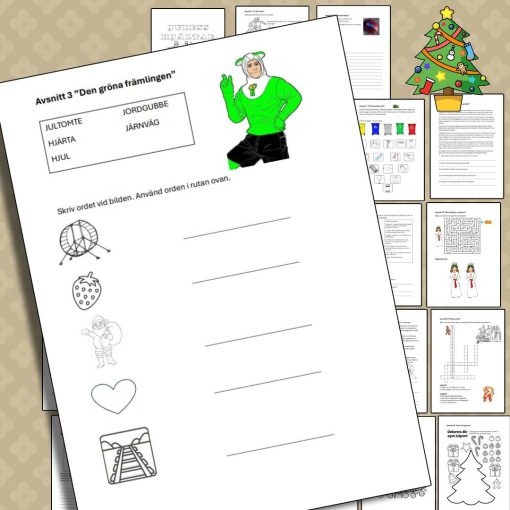 Julens Hjältar – Ett komplett häfte med kreativa uppgifter för varje avsnitt!