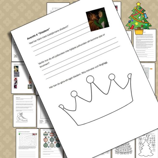 Julens Hjältar – Ett komplett häfte med kreativa uppgifter för varje avsnitt!