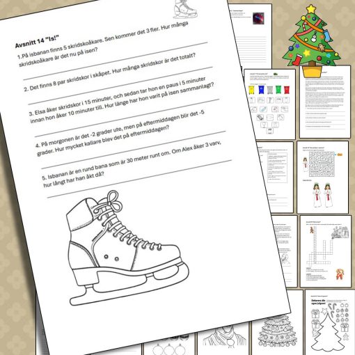 Julens Hjältar – Ett komplett häfte med kreativa uppgifter för varje avsnitt!