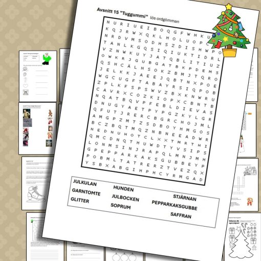 Julens Hjältar – Ett komplett häfte med kreativa uppgifter för varje avsnitt!