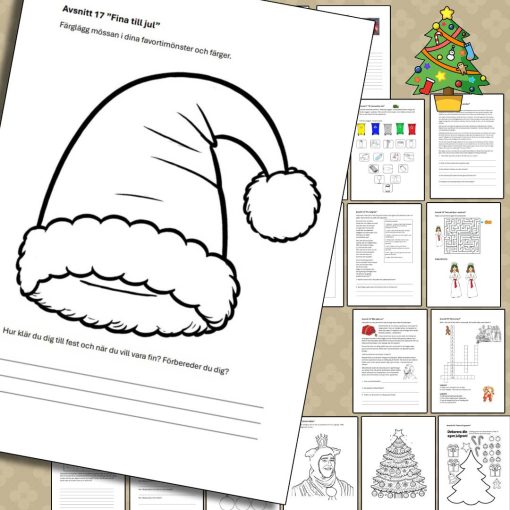 Julens Hjältar – Ett komplett häfte med kreativa uppgifter för varje avsnitt!