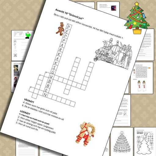 Julens Hjältar – Ett komplett häfte med kreativa uppgifter för varje avsnitt!