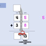 Interaktiv presentation – addition med övergång, 1 minnessiffra - bild 3