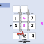 Interaktiv presentation – addition med övergång, 1 minnessiffra - bild 4