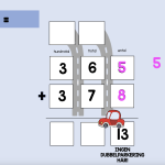 Interaktiv presentation – addition med övergång, 2 minnessiffror - bild 4