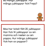 PROBLEMLÖSNING JULTEMA/JULKALENDER 0-100. - bild 3