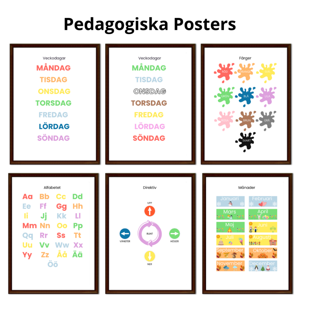 Pedagogiska Posters