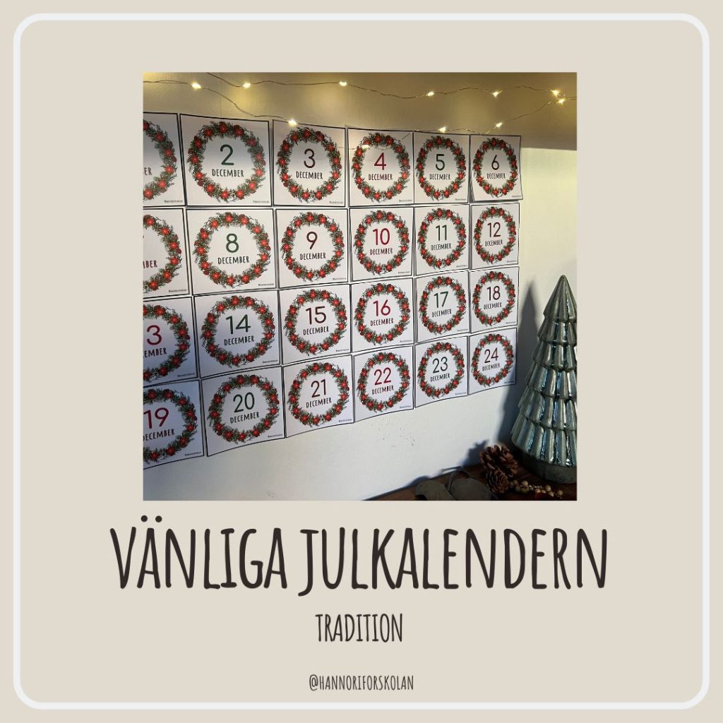 Vänliga julkalendern