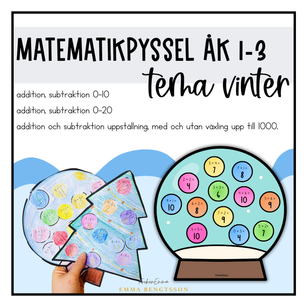 Matematikpyssel – åk 1-3