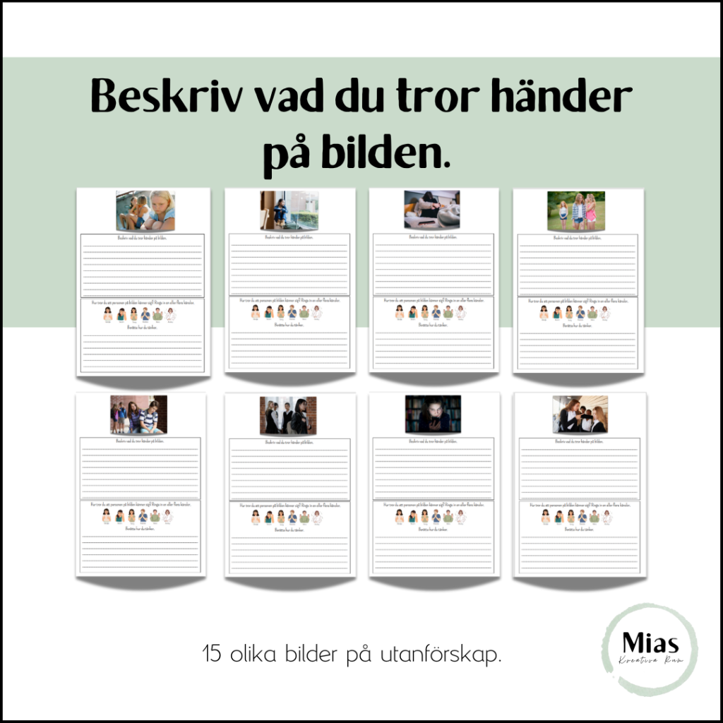 Beskriv vad du tror händer på bilden