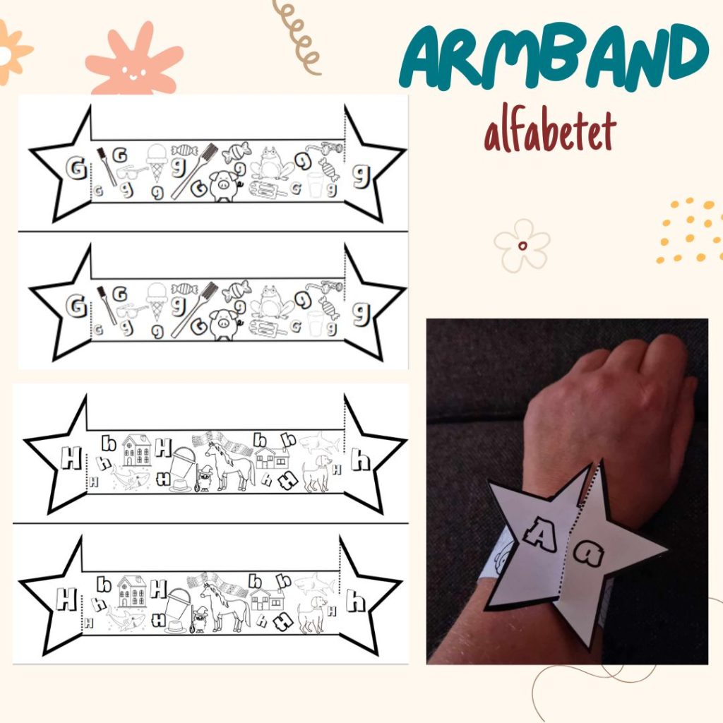 Bokstavsarmband