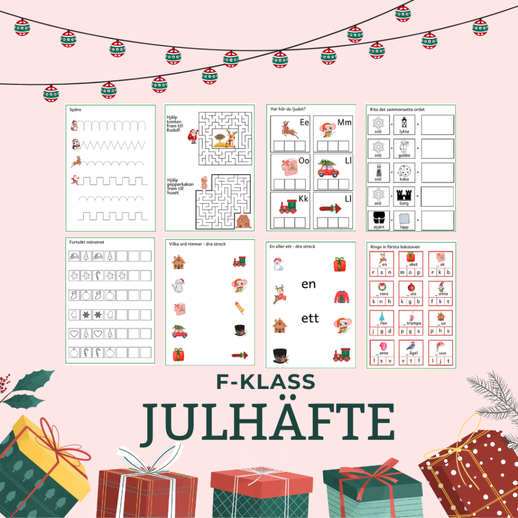 Julhäfte – förskoleklass