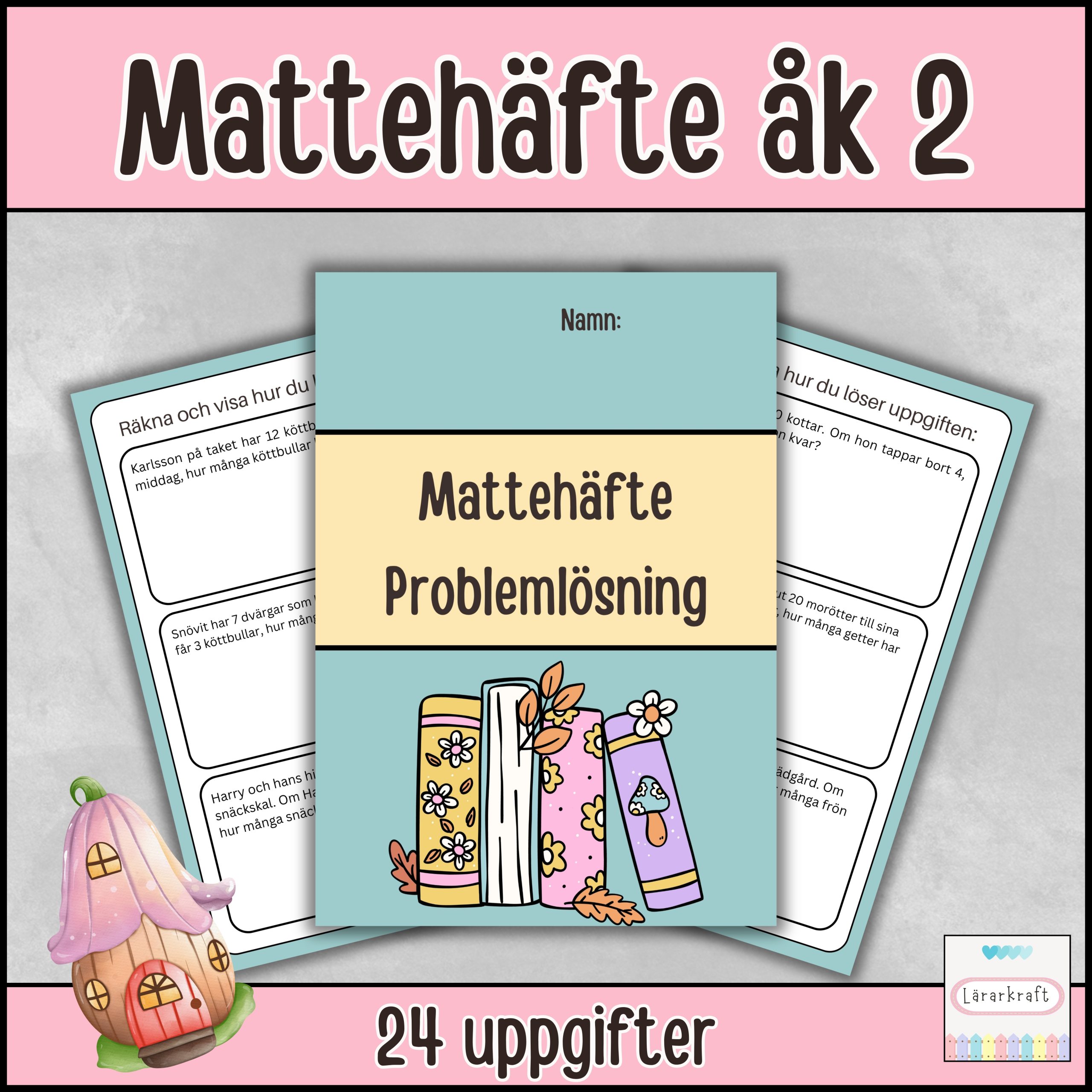 Barnboksveckan: Mattehäfte Problemlösning åk 2
