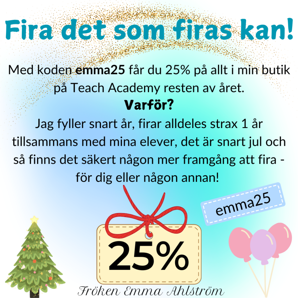25% FÖDELSEDAGSREA