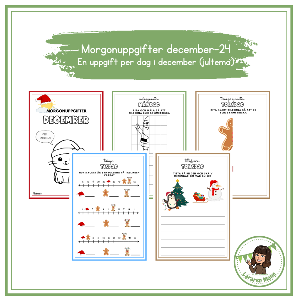 Morgonuppgifter december-24