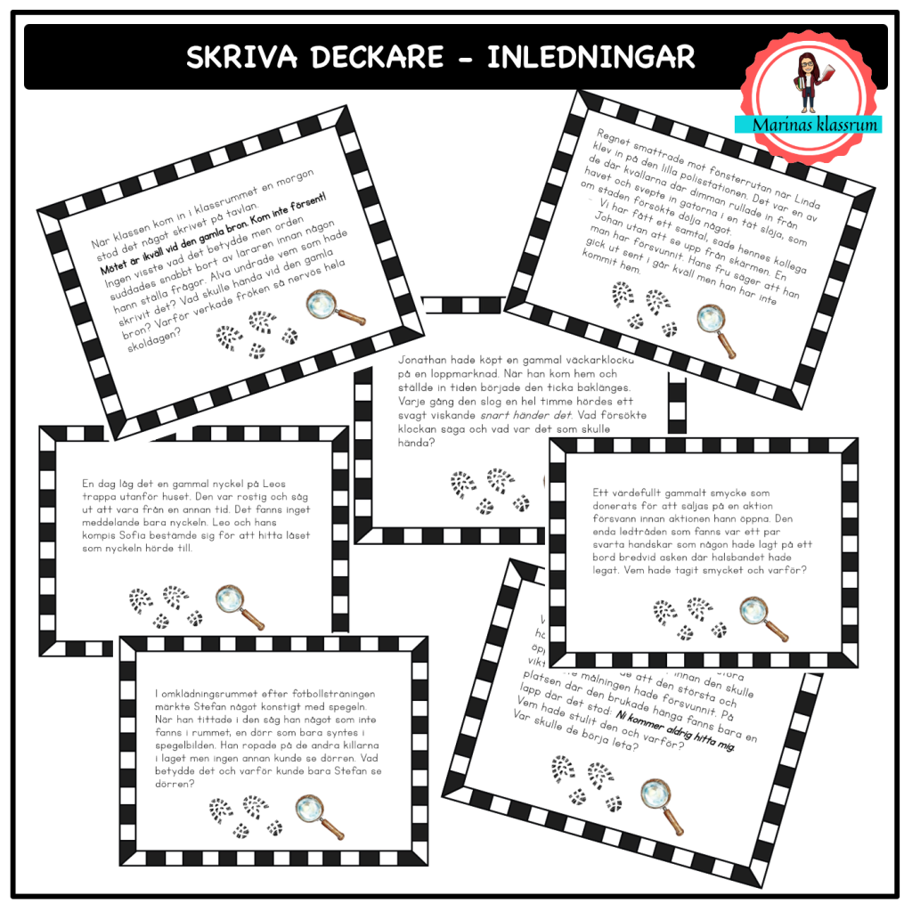 Skriv deckare – inledningar