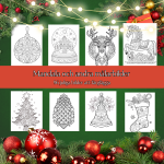 Mandalas och målarbilder jul - bild 1