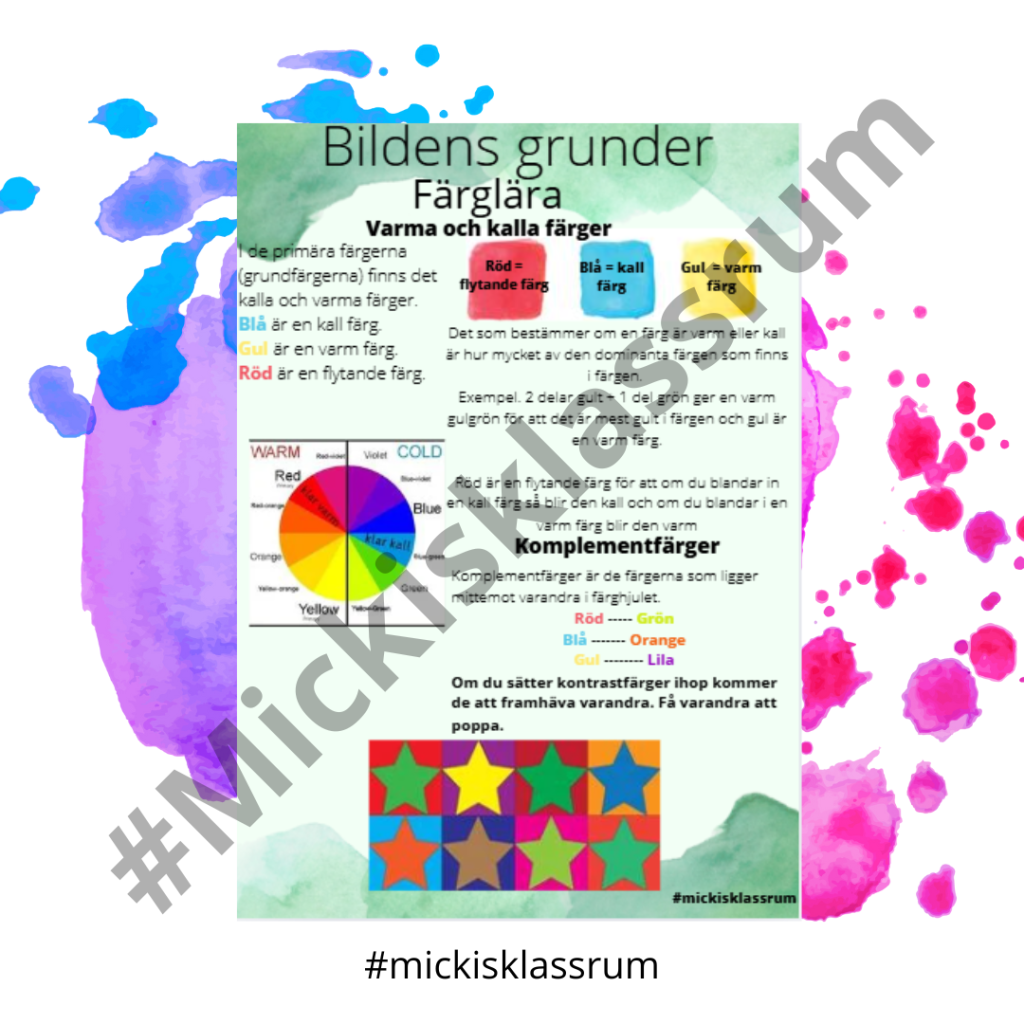 Bildens grunder – färglära