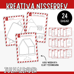 Kreativa nissebrev – rita klart bilden - bild 1