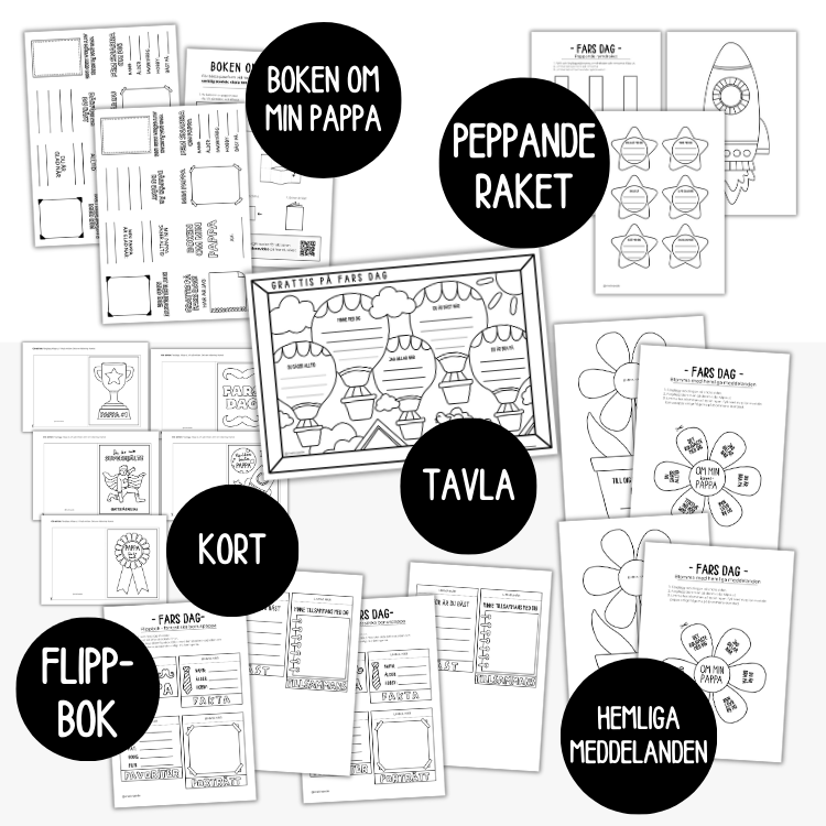 Pysselpaket: fars dag