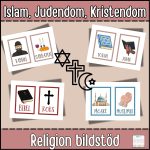Religion Bildstöd (22 bilder: Kristendom, Islam, Judendom) - bild 2