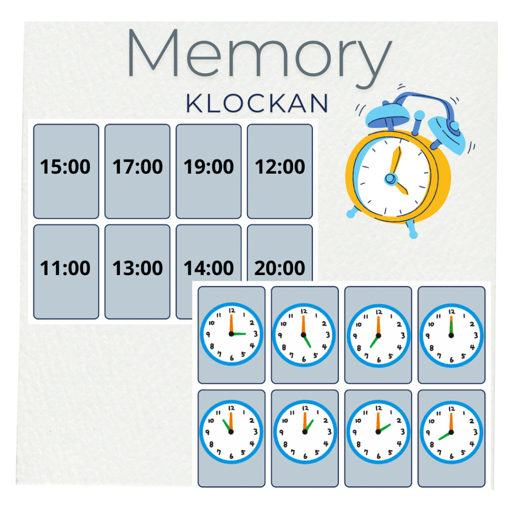 Memory – klockan