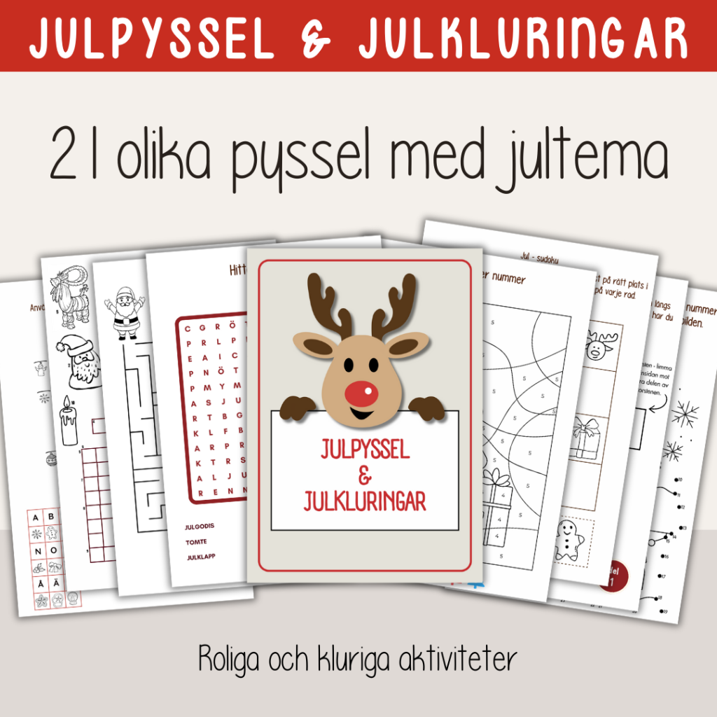 Jul – Stora paketet med pyssel och klurigheter