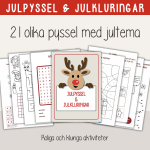 Jul – Stora paketet med pyssel och klurigheter - bild 1