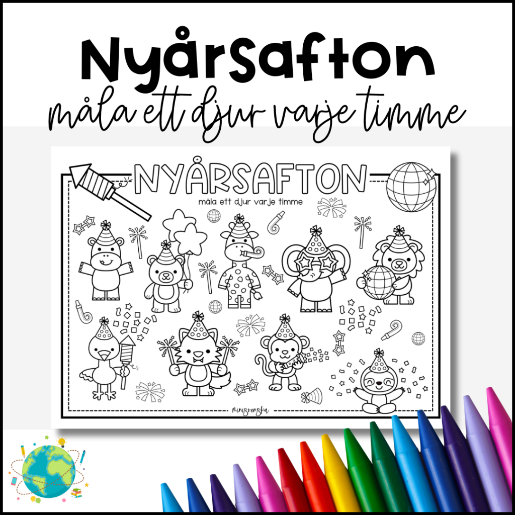 Måla räkna ner – Nyårsafton