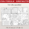 Jul - Stora pysselblad - Bordstabletter - A3