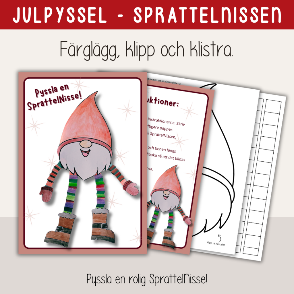 Jul – Pyssla en SprattelNisse!