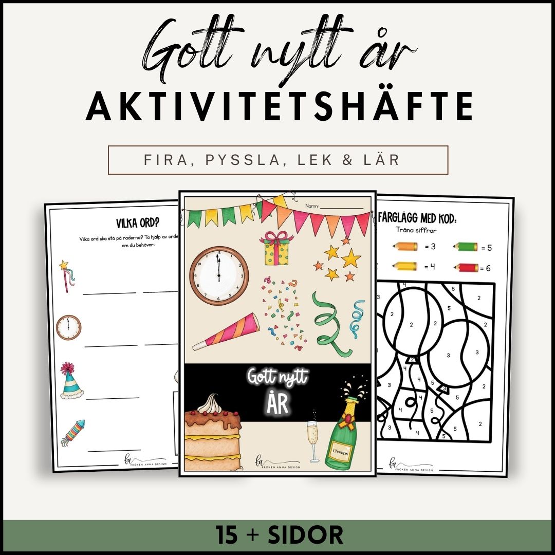 Gott nytt år AKTIVITETSHÄFTE